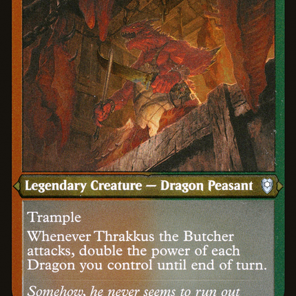 Thrakkus the Butcher [Commander Legends: Battle for Baldur's Gate] Etched Foil