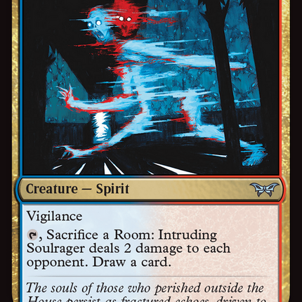 Intruding Soulrager [Duskmourn: House of Horror] Foil