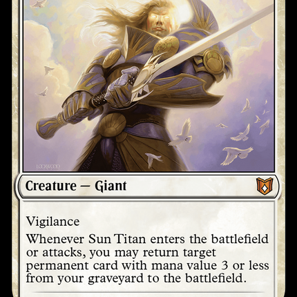 Sun Titan [Wilds of Eldraine Commander]
