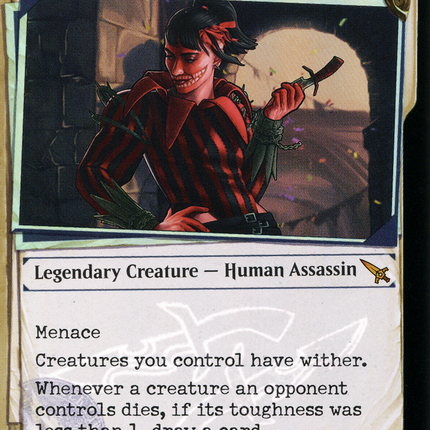 Massacre Girl, Known Killer (Showcase) [Murders at Karlov Manor] Invisible Ink Foil