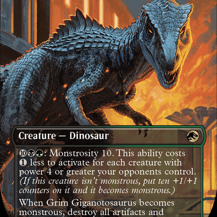 Grim Giganotosaurus (Borderless) [Jurassic World Collection]