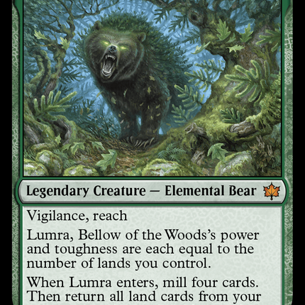 Lumra, Bellow of the Woods [Bloomburrow] Foil
