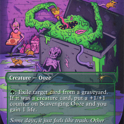 Scavenging Ooze (Borderless) [Secret Lair Drop]