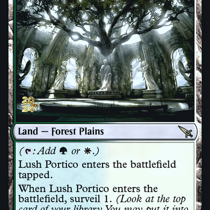 Lush Portico [Murders at Karlov Manor Promos] Prerelease Foil