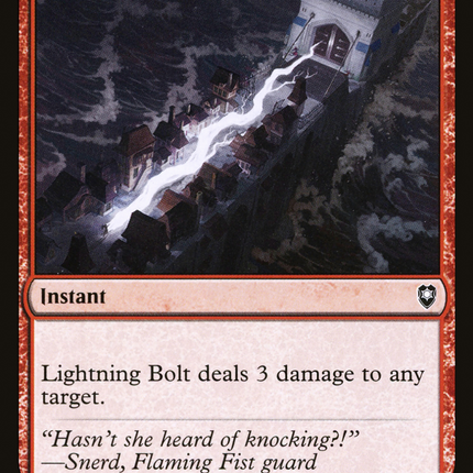 Lightning Bolt [Commander Legends: Battle for Baldur's Gate]