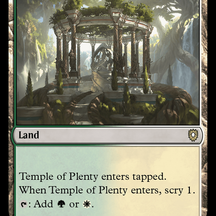 Temple of Plenty [Bloomburrow Commander]