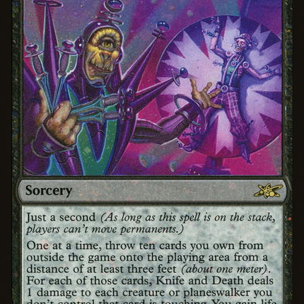 Knife and Death [Unfinity] Galaxy Foil