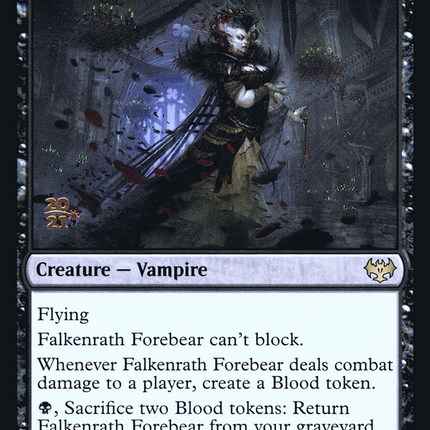Falkenrath Forebear [Innistrad: Crimson Vow Promos] Prerelease Foil