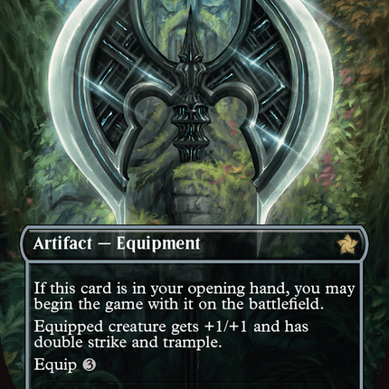 Leyline Axe (Borderless) [Foundations] Foil