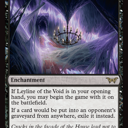 Leyline of the Void [Duskmourn: House of Horror] Foil