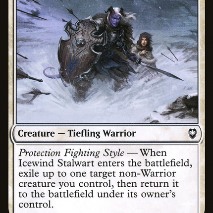 Icewind Stalwart [Commander Legends: Battle for Baldur's Gate]