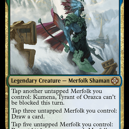 Kumena, Tyrant of Orazca [The Lost Caverns of Ixalan Commander]