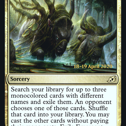Emergent Ultimatum [Ikoria: Lair of Behemoths Promos] Prerelease Foil