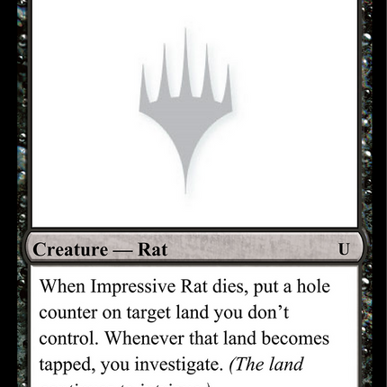 Impressive Rat [Unknown Event]