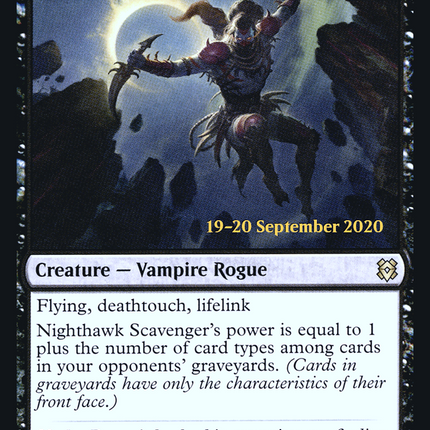 Nighthawk Scavenger [Zendikar Rising Promos] Prerelease Foil
