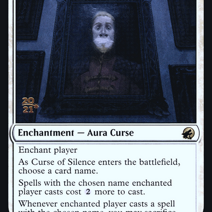 Curse of Silence [Innistrad: Midnight Hunt Promos] Prerelease Foil