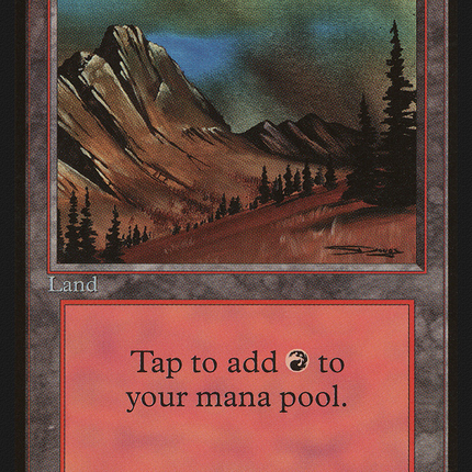 Mountain (C) [Limited Edition Beta]