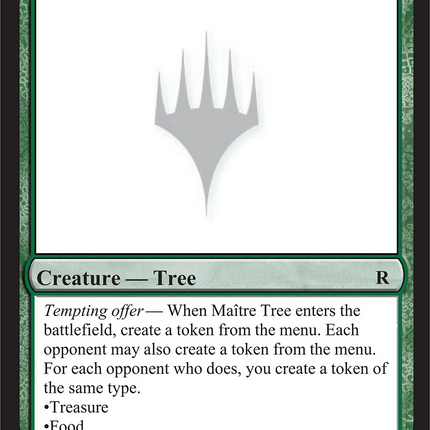 Maître Tree [Unknown Event]