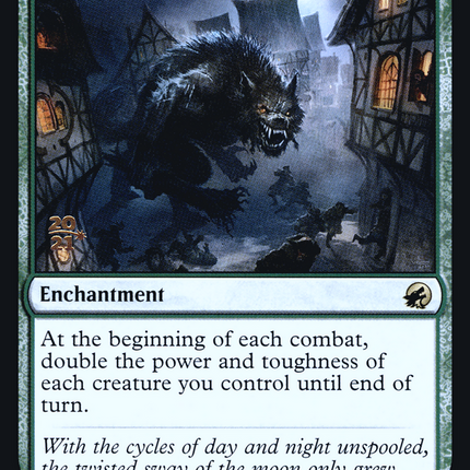 Unnatural Growth [Innistrad: Midnight Hunt Promos] Prerelease Foil