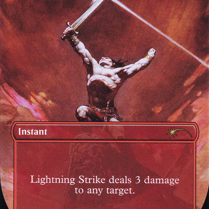 Lightning Strike (Borderless) [Secret Lair Drop]