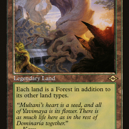 Yavimaya, Cradle of Growth (Retro) [Modern Horizons 2] Etched Foil