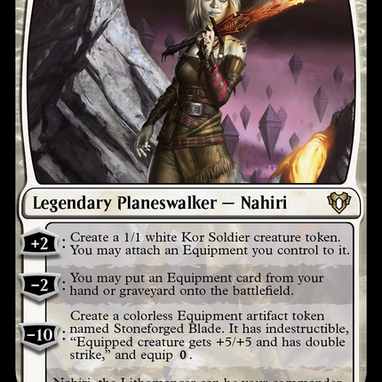 Nahiri, the Lithomancer [Commander Masters]