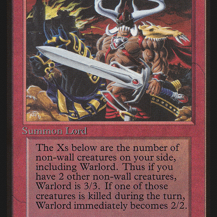 Keldon Warlord [Limited Edition Beta]