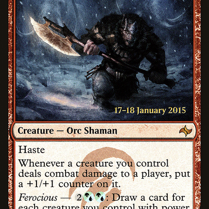 Shaman of the Great Hunt [Fate Reforged Promos] Prerelease Foil