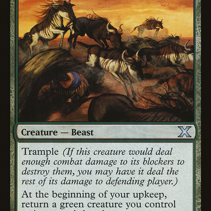 Stampeding Wildebeests [Tenth Edition]