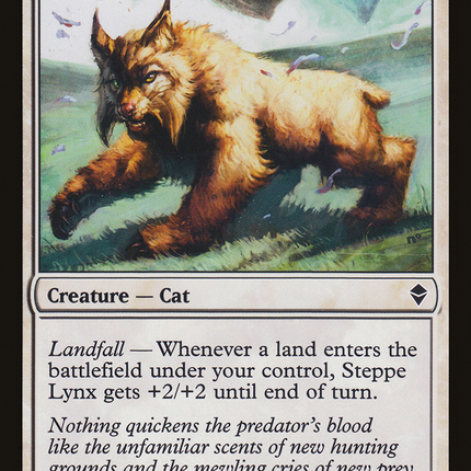 Steppe Lynx [Zendikar]