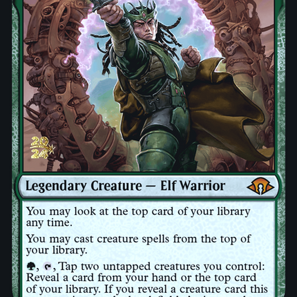 Eladamri, Korvecdal [Modern Horizons 3 Promos] Prerelease Foil