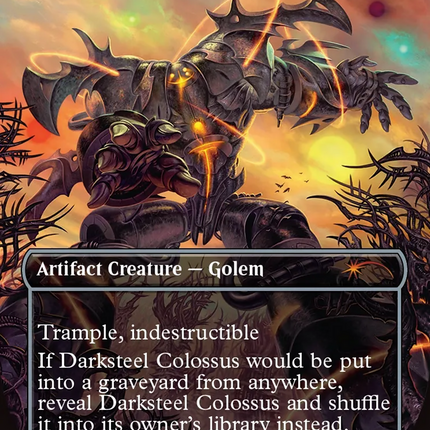 Darksteel Colossus (Borderless) [Wizards Play Network 2024] Foil