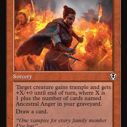 Ancestral Anger (Retro Frame) [Innistrad Remastered] Foil