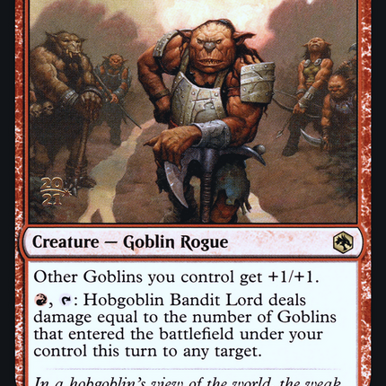 Hobgoblin Bandit Lord [Adventures in the Forgotten Realms Promos] Prerelease Foil