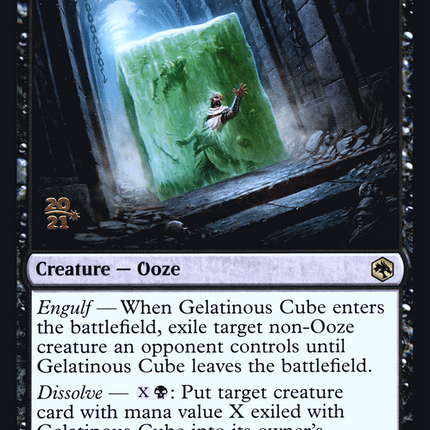 Gelatinous Cube [Adventures in the Forgotten Realms Promos] Prerelease Foil