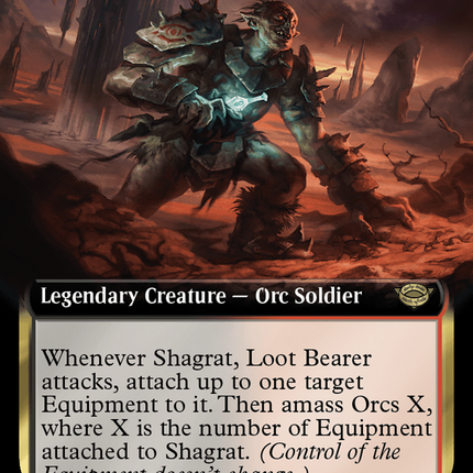 Shagrat, Loot Bearer (Extended Art) [The Lord of the Rings: Tales of Middle-earth] Surge Foil