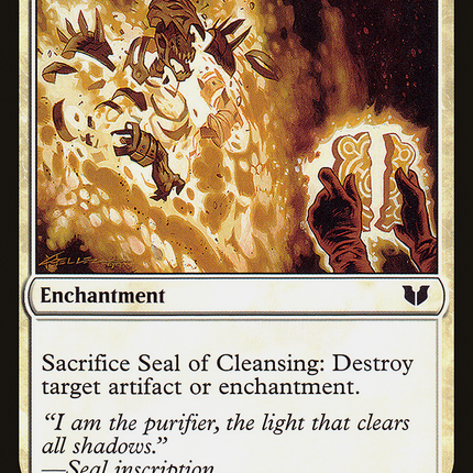 Seal of Cleansing [Commander 2015]