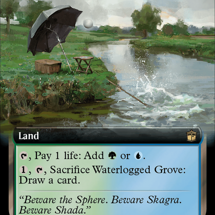 Waterlogged Grove (Extended Art) [Doctor Who] Surge Foil