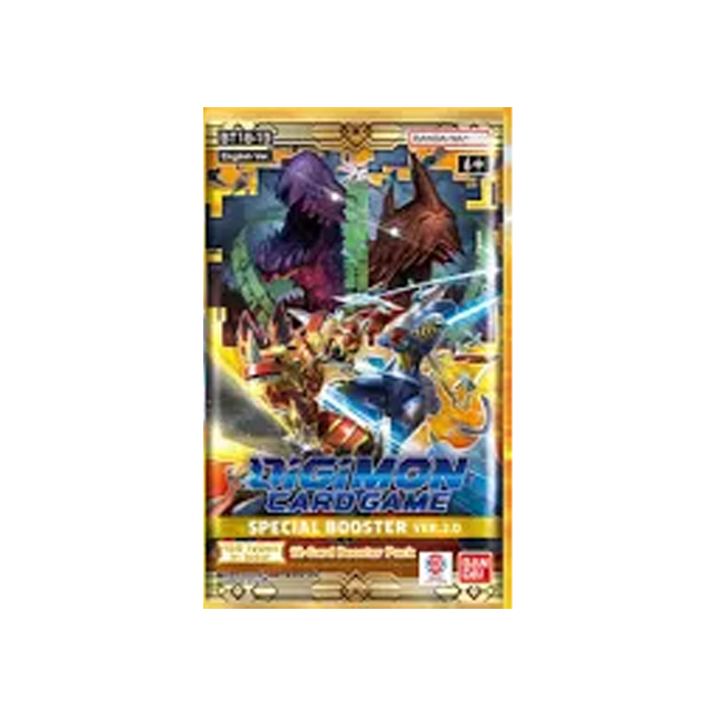 Digimon Special Release Booster Version 2.0 (BT18-BT19) Booster Pack Dark Fox TCG Digimon Special Release Booster Version 2.0 (BT18-BT19) Booster Pack Dark Fox TCG