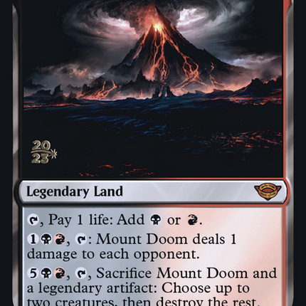 Mount Doom [Tales of Middle-earth Promos] Prerelease Foil