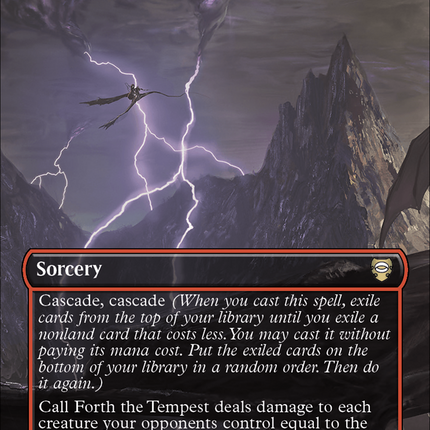 Call Forth the Tempest (Borderless) [Tales of Middle-earth Commander] Surge Foil