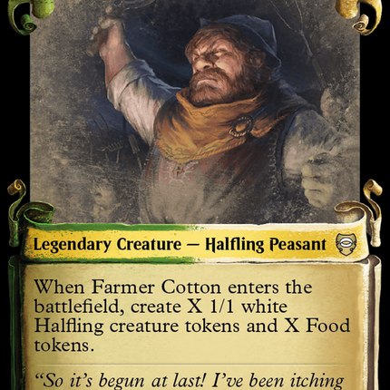 Farmer Cotton (Showcase) [Tales of Middle-earth Commander]