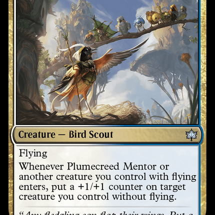 Plumecreed Mentor [Bloomburrow] Foil