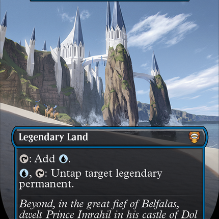 Minamo, School at Water's Edge (Borderless) [Tales of Middle-earth Commander] Surge Foil