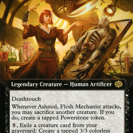 Ashnod, Flesh Mechanist (Extended Art) [The Brothers' War]