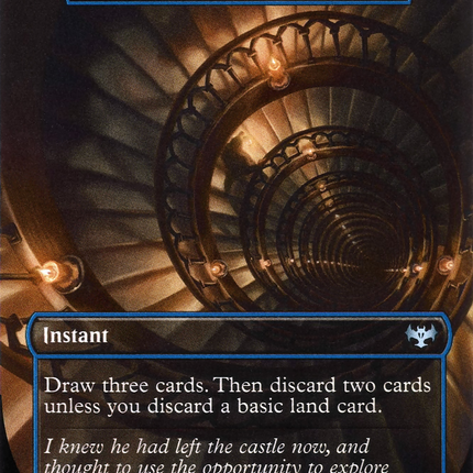 Thirst for Discovery - Search the Count's Castle  (Borderless) [Innistrad: Crimson Vow]