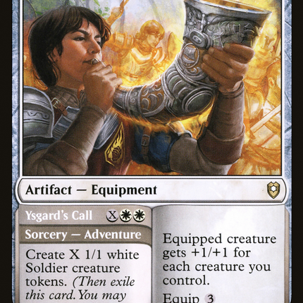 Horn of Valhalla // Ysgard's Call [Commander Legends: Battle for Baldur's Gate]