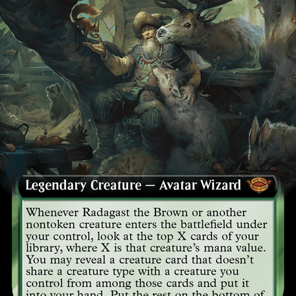 Radagast the Brown (Extended Art) [The Lord of the Rings: Tales of Middle-earth] Surge Foil