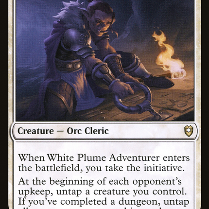 White Plume Adventurer [Commander Legends: Battle for Baldur's Gate]
