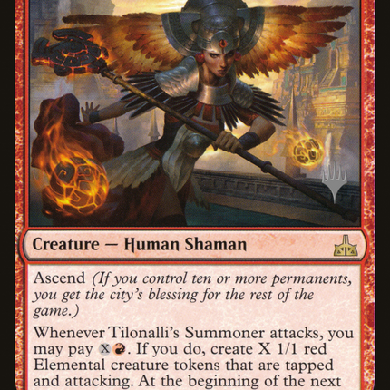 Tilonalli's Summoner [Rivals of Ixalan Promos]